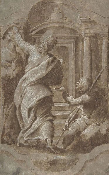 Saints Peter and John Healing a Cripple at the Gate of the Temple, 1501-47