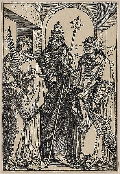 Saints Stephen, Sixtus and Lawrence, c.1504. Creator: Dürer, Albrecht (1471-1528)