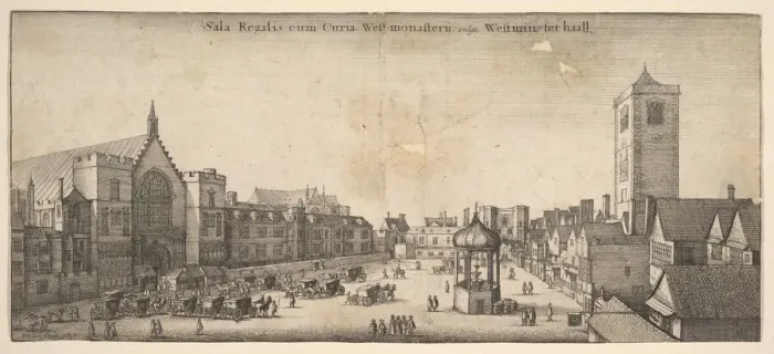 Framed Print : Sala Regalis cum Curia West-monastery, vulgo Westminster haal (Westminster Hall) Framed Print : Sala Regalis cum Curia West-monastery, vulgo Westminster haal (Westminster Hall)