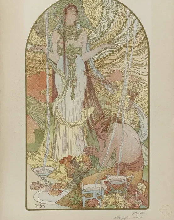 Framed Print : Salammbo. Artist: Mucha, Alfons Marie (1860-1939) Framed Print : Salammbo. Artist: Mucha, Alfons Marie (1860-1939)