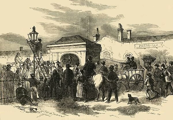 Sale of Hyde Park Turnpike, c1876. Creator: Unknown