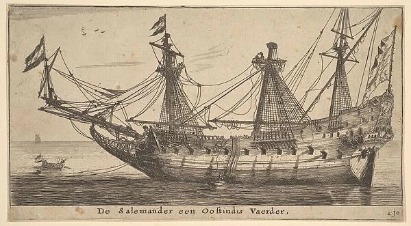 De Salemander een Oostindis Vaerder, mid-17th century. Creator: Reinier Zeeman