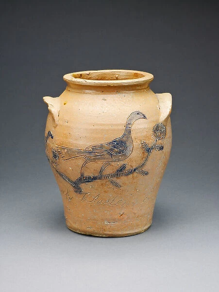 Saleratus Jar, 1848. Creator: George Muk