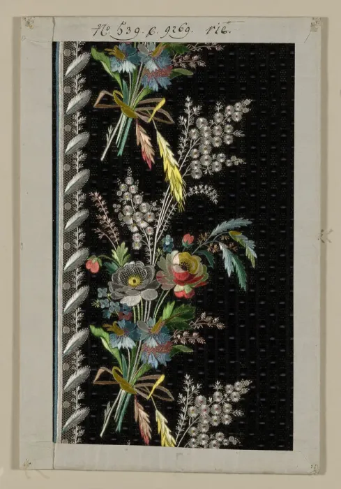 Framed Print : Salesmans Sample, France, 1780-1810. Creator: Unknown Framed Print : Salesmans Sample, France, 1780-1810. Creator: Unknown