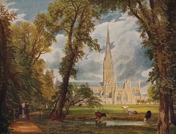 Salisbury Cathedral, 1823, (c1915). Artist: John Constable