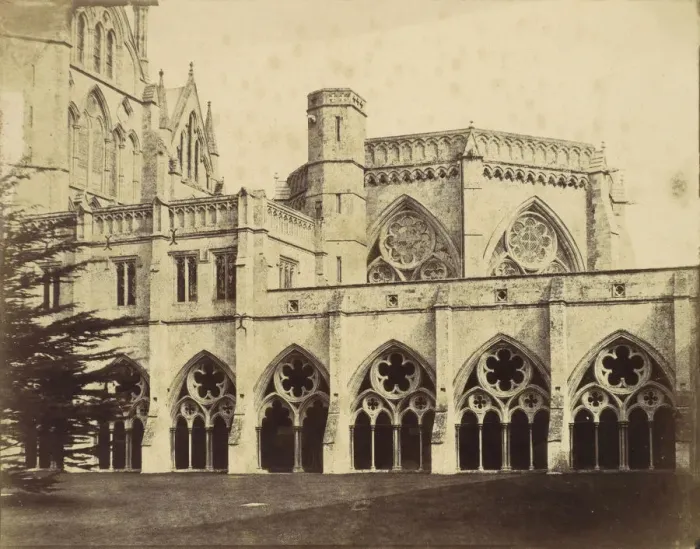 Framed Print : Salisbury Cathedral, 1850s. Creator: Unknown Framed Print : Salisbury Cathedral, 1850s. Creator: Unknown