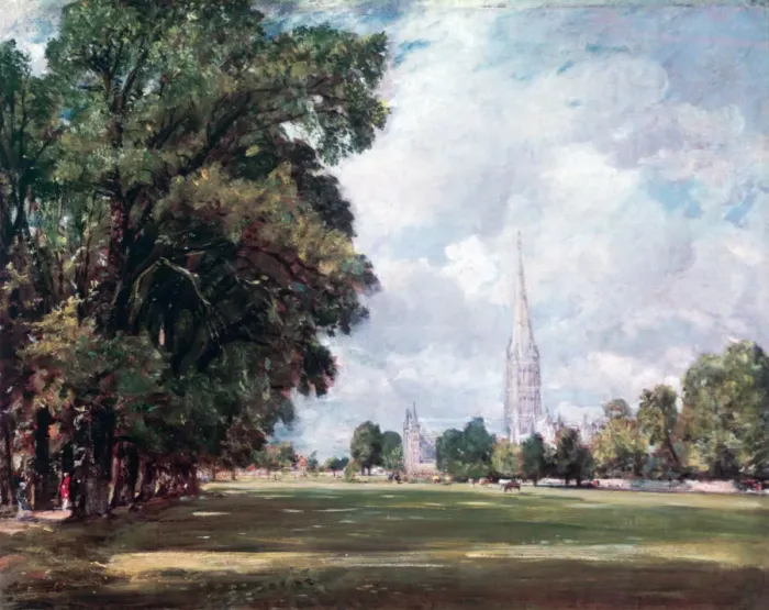 Framed Print : Salisbury Cathedral from Lower Marsh Close, 1820. Artist: John Constable Framed Print : Salisbury Cathedral from Lower Marsh Close, 1820. Artist: John Constable
