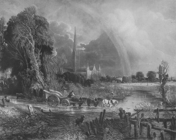 Salisbury Cathedral from the Meadows, 1831, (1917)