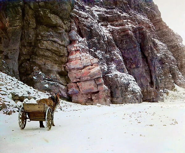 At the Saliuktin mines, on the outskirts of Samarkand, between 1905 and 1915. Creator: Sergey Mikhaylovich Prokudin-Gorsky