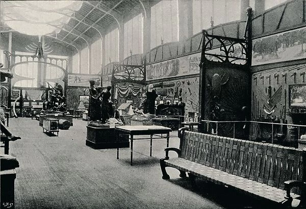 Salle D Ethnographie at the Brussels Exhibition, 1897