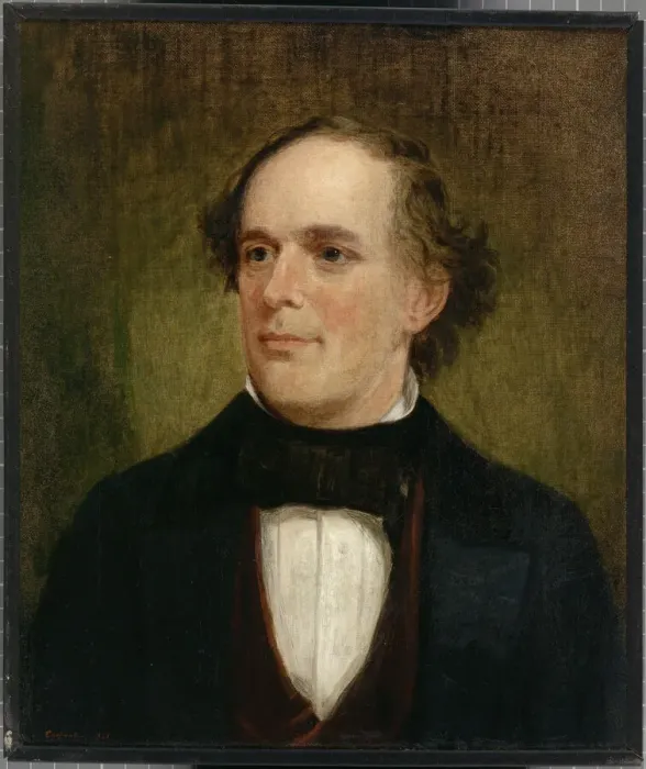 Framed Print : Salmon P. Chase, 1861. Creator: Francis Bicknell Carpenter