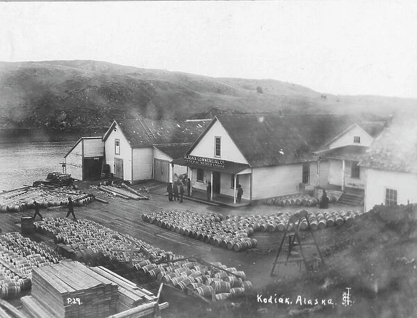 Salmon works, between c1900 and c1930. Creator: Unknown
