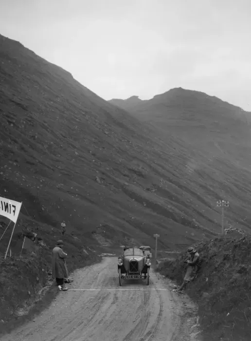 Framed Print : Salmson open sports 2-seater of Armand Bovier competing in the Scottish Light Car Trial, 1922 Framed Print : Salmson open sports 2-seater of Armand Bovier competing in the Scottish Light Car Trial, 1922