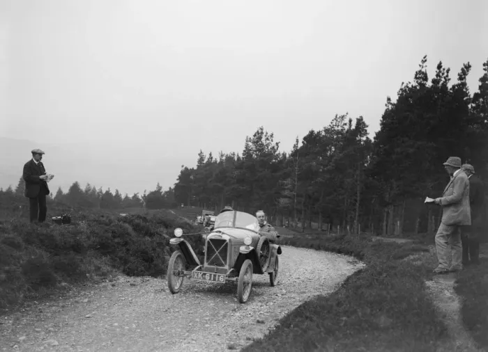 Framed Print : Salmson open sports 2-seater of Armand Bovier competing in the Scottish Light Car Trial, 1922 Framed Print : Salmson open sports 2-seater of Armand Bovier competing in the Scottish Light Car Trial, 1922