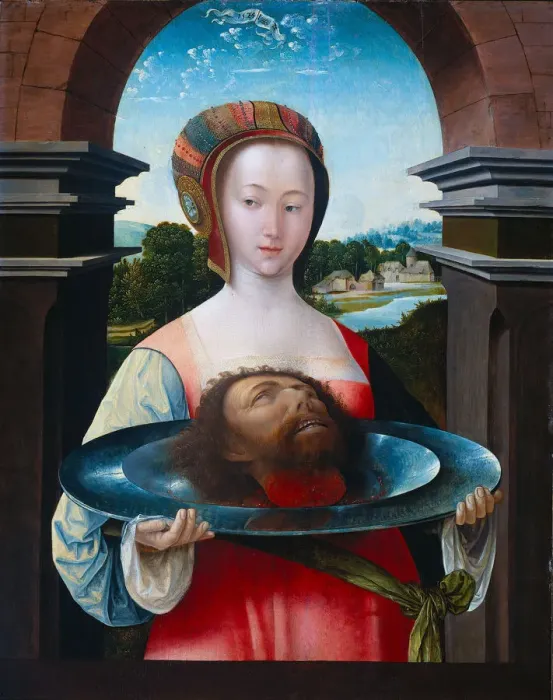 Framed Print : Salome, 1524. Artist: Cornelisz van Oostsanen, Jacob (ca. 1470-1533) Framed Print : Salome, 1524. Artist: Cornelisz van Oostsanen, Jacob (ca. 1470-1533)