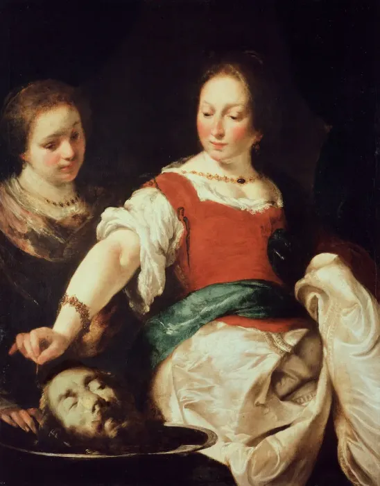 Framed Print : Salome, after 1630. Artist: Strozzi, Bernardo (1581-1644) Framed Print : Salome, after 1630. Artist: Strozzi, Bernardo (1581-1644)