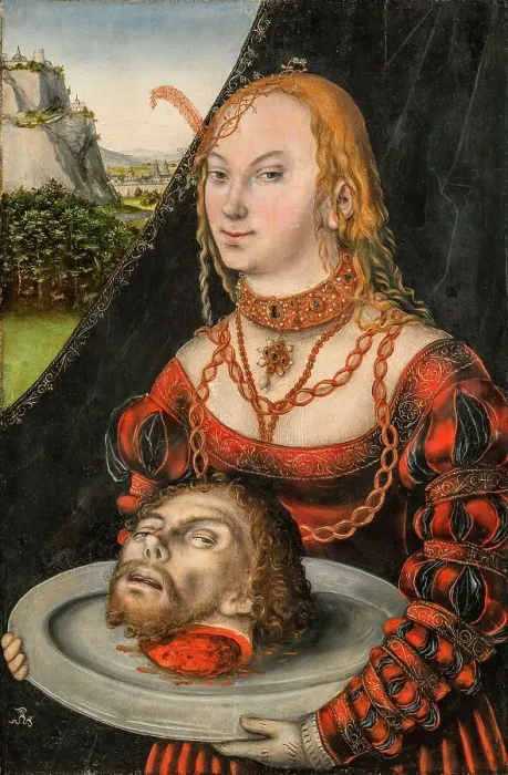 Framed Print : Salomé, c.1540. Creator: Cranach, Lucas, the Younger (1515-1586) Framed Print : Salomé, c.1540. Creator: Cranach, Lucas, the Younger (1515-1586)