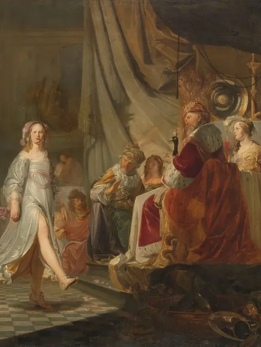 Framed Print : Salome Dancing for Herod, 1634-1672. Creator: Hans Horions Framed Print : Salome Dancing for Herod, 1634-1672. Creator: Hans Horions