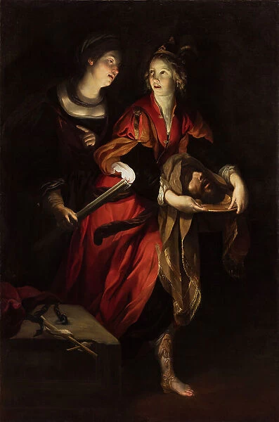 Salome with the head of John the Baptist, c.1620. Creator: Rustici, Francesco (around 1575-1626)