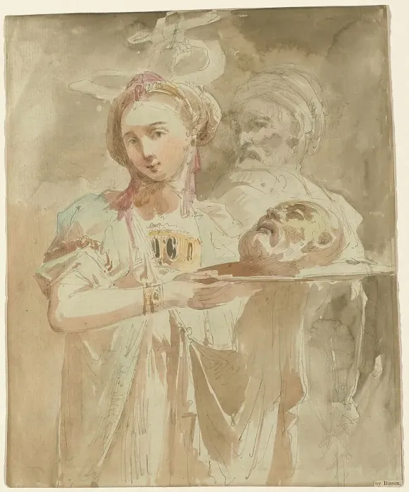 Framed Print : Salome with the Head of Saint John the Baptist, 1825 / 1835. Creator: Giuseppe Bernardino Bison Framed Print : Salome with the Head of Saint John the Baptist, 1825 / 1835. Creator: Giuseppe Bernardino Bison