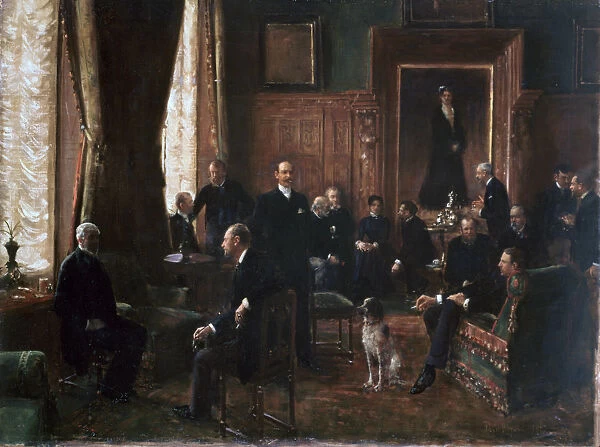 The Salon of the Countess Potocka, 1887. Artist: Jean Beraud