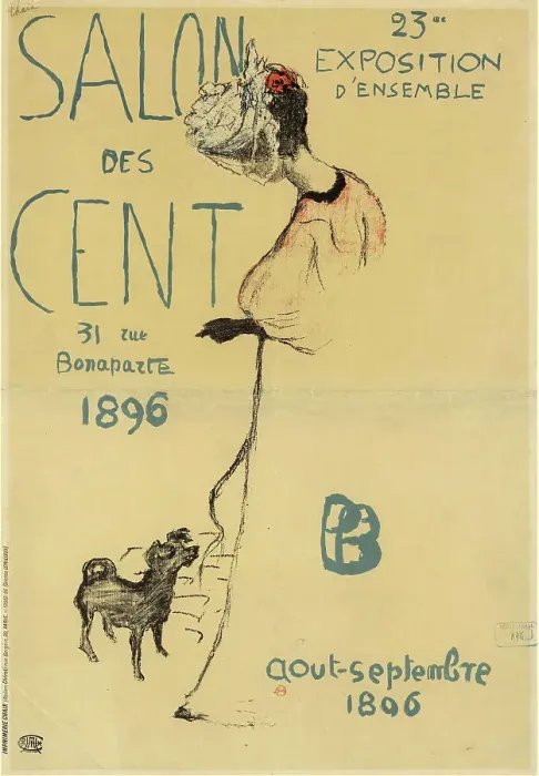 Framed Print : Salon des Cent, 1896. Creator: Bonnard, Pierre (1867-1947) Framed Print : Salon des Cent, 1896. Creator: Bonnard, Pierre (1867-1947)
