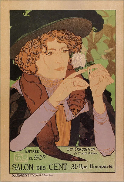 Salon des Cent (Poster), 1894. Artist: Feure, Georges de (1868–1928)