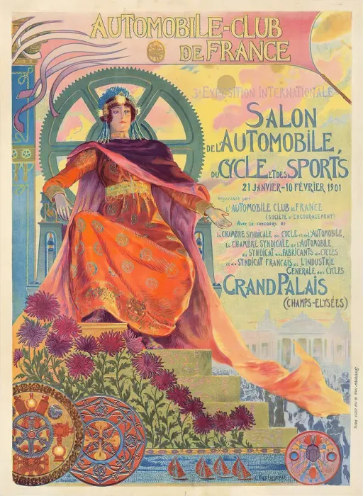 Framed Print : Salon de l Automobile, du cycle et des sports, 25 janvier - 10 fevrier 1901, 1901 Framed Print : Salon de l Automobile, du cycle et des sports, 25 janvier - 10 fevrier 1901, 1901
