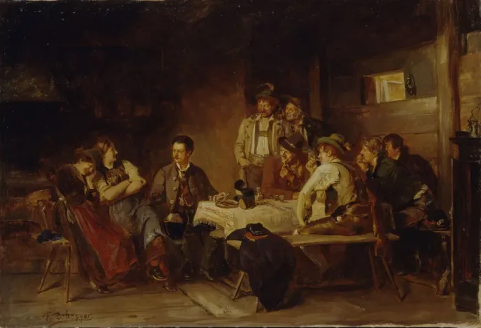 Framed Print : The salon Tyrolean, c1882 Framed Print : The salon Tyrolean, c1882