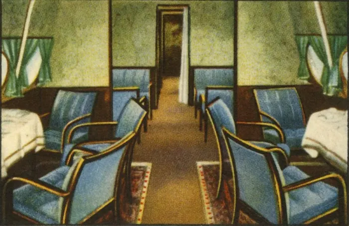 Framed Print : Saloon on board the Dornier Do X flying boat, 1920s, (1932). Creator: Unknown Framed Print : Saloon on board the Dornier Do X flying boat, 1920s, (1932). Creator: Unknown
