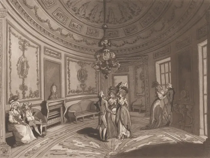 Framed Print : Saloon at the Marine Pavillion (An Excursion to Brighthelmstone), June 1, 1790 Framed Print : Saloon at the Marine Pavillion (An Excursion to Brighthelmstone), June 1, 1790