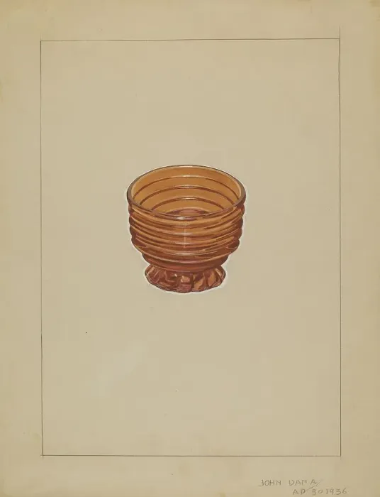 Framed Print : Salt Cellar, 1936. Creator: John Dana Framed Print : Salt Cellar, 1936. Creator: John Dana