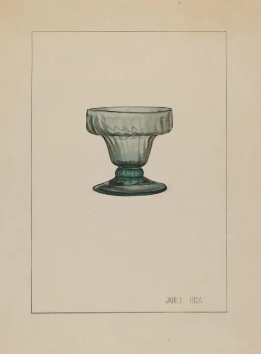 Framed Print : Salt Cellar, c. 1937. Creator: Janet Riza Framed Print : Salt Cellar, c. 1937. Creator: Janet Riza