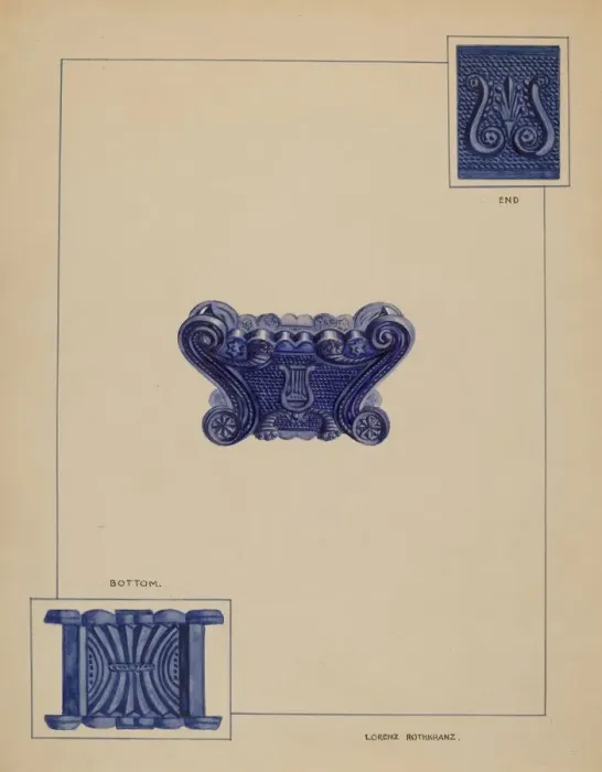 Framed Print : Salt Cellar, c. 1937. Creator: Lorenz Rothkrantz Framed Print : Salt Cellar, c. 1937. Creator: Lorenz Rothkrantz