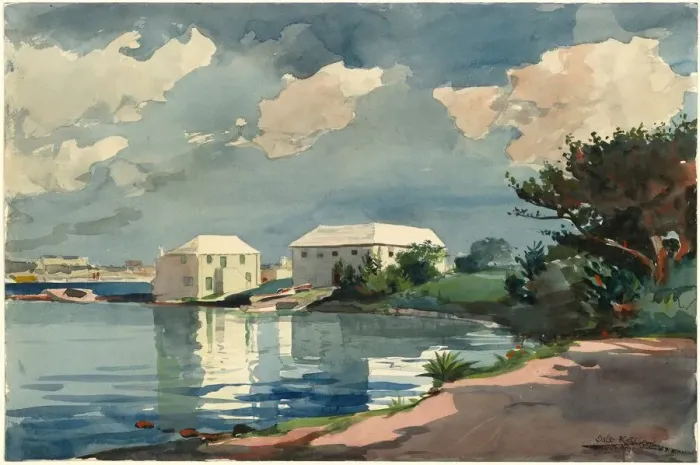 Framed Print : Salt Kettle, Bermuda, 1899. Creator: Winslow Homer Framed Print : Salt Kettle, Bermuda, 1899. Creator: Winslow Homer