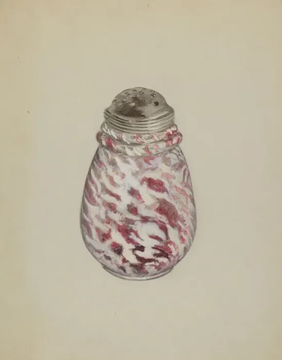 Framed Print : Salt Shaker, c. 1937. Creator: Eva Wilson Framed Print : Salt Shaker, c. 1937. Creator: Eva Wilson