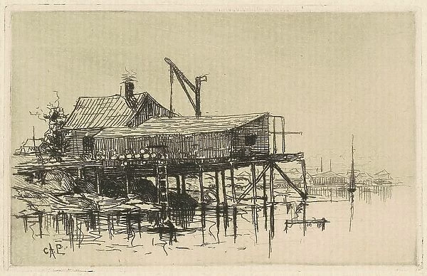 Salt Shanties, 1880. Creator: Charles A Platt
