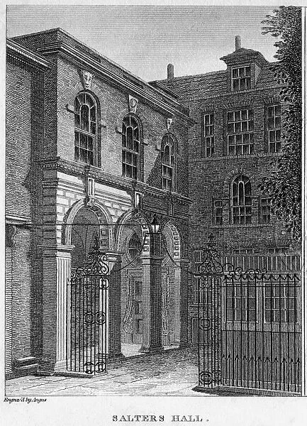 Salters Hall, City of London, 1811. Artist: W Angus