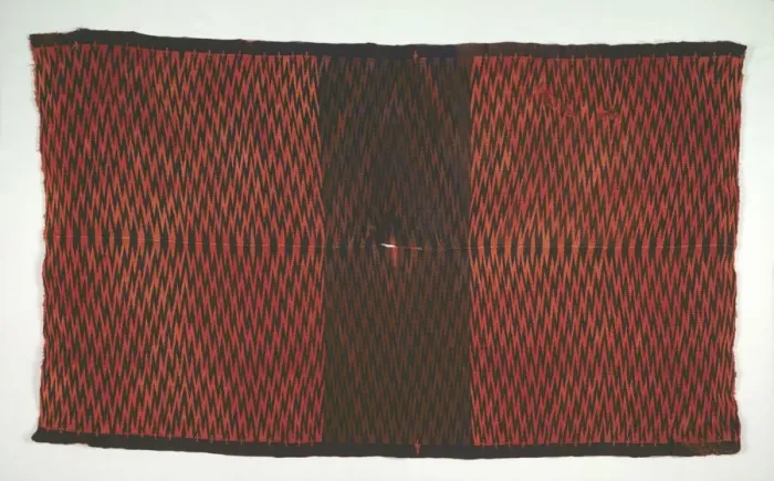 Framed Print : Saltillo Style Blanket / Sarape, c. 1870. Creator: Unknown Framed Print : Saltillo Style Blanket / Sarape, c. 1870. Creator: Unknown