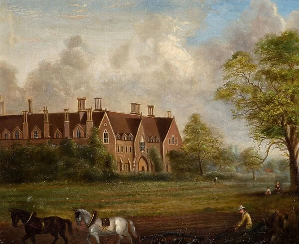 Saltley College, Birmingham, 1852. St Peters College, Saltley. Creator: Unknown
