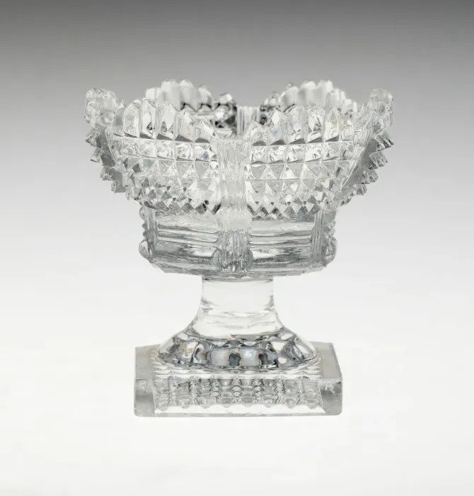 Framed Print : Two Salts, Luneville, c. 1830. Creator: Baccarat Glasshouse Framed Print : Two Salts, Luneville, c. 1830. Creator: Baccarat Glasshouse