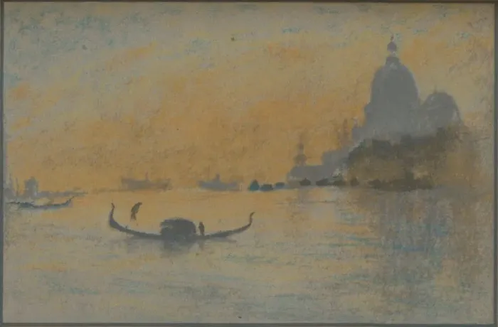 Framed Print : The Salute, c1854-1903, (1906-7). Artist: James Abbott McNeill Whistler Framed Print : The Salute, c1854-1903, (1906-7). Artist: James Abbott McNeill Whistler