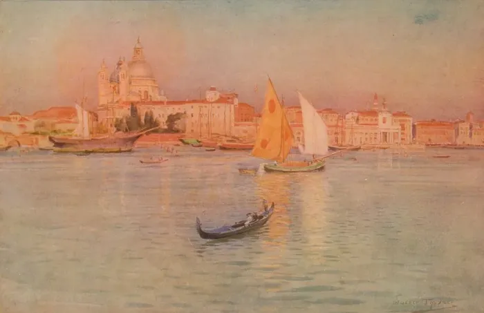 Framed Print : The Salute from the Giudecca, c1900 (1913). Artist: Walter Frederick Roofe Tyndale Framed Print : The Salute from the Giudecca, c1900 (1913). Artist: Walter Frederick Roofe Tyndale