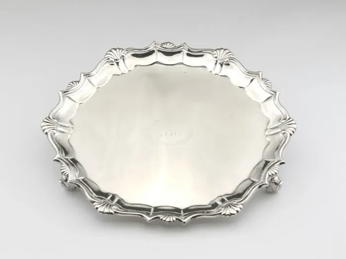Framed Print : Salver, 1748 / 53. Creator: Elias Boudinot Framed Print : Salver, 1748 / 53. Creator: Elias Boudinot