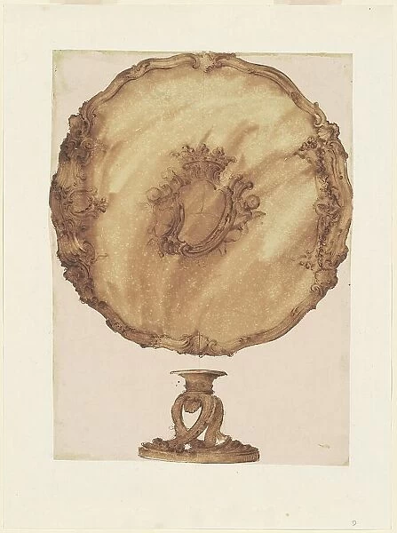 A Salver with Two Bases, 1755 / 1760. Creator: Luigi Valadier