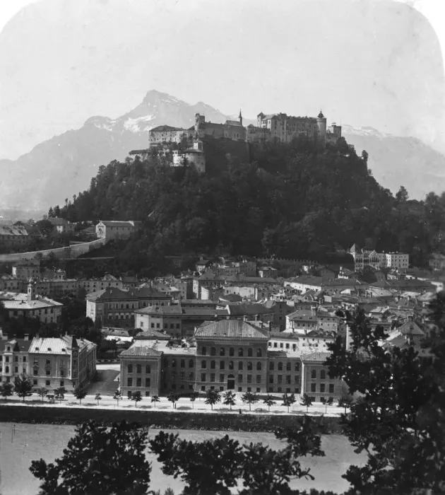 Framed Print : Salzburg, Austria, c1900. Artist: Wurthle & Sons Framed Print : Salzburg, Austria, c1900. Artist: Wurthle & Sons