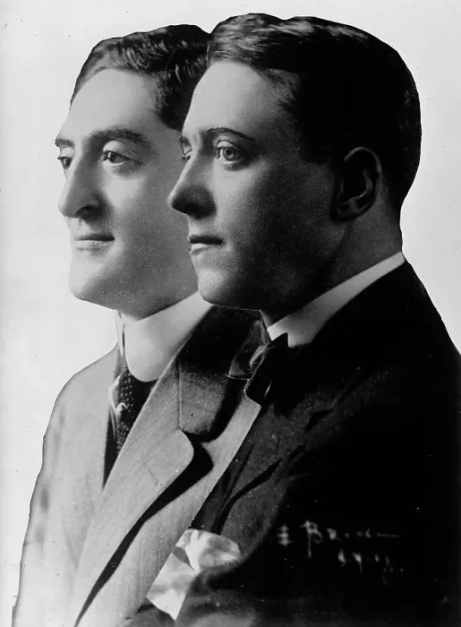 Framed Print : Sam H. Harris, Left, with George M. Cohan, 1917. Creator: Unknown Framed Print : Sam H. Harris, Left, with George M. Cohan, 1917. Creator: Unknown
