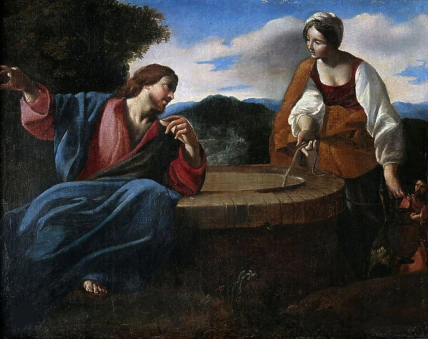 Samaritan Woman at the Well, after 1625. Creator: Lanfranco, Giovanni (1582-1647)