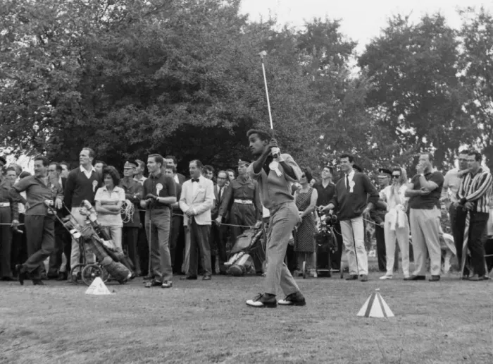 Framed Print : Sammy Davis Jr, Pro-Am Golf, North London, 1962. Creator: Brian Foskett Framed Print : Sammy Davis Jr, Pro-Am Golf, North London, 1962. Creator: Brian Foskett