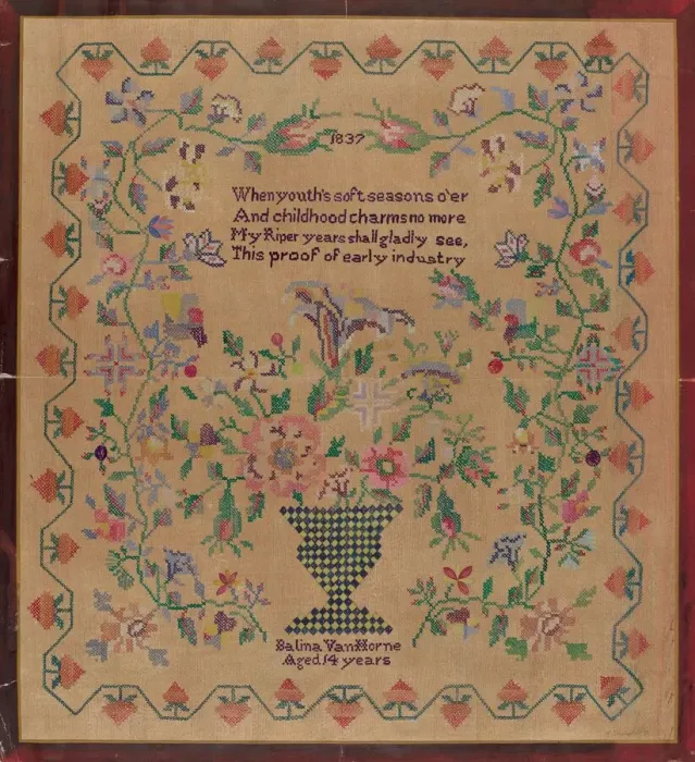 Framed Print : Sampler, 1935 / 1942. Creator: Raymond Manupelli Framed Print : Sampler, 1935 / 1942. Creator: Raymond Manupelli